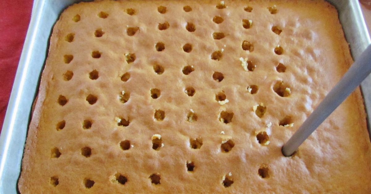 Check out the latest dessert trend: Poke Cakes