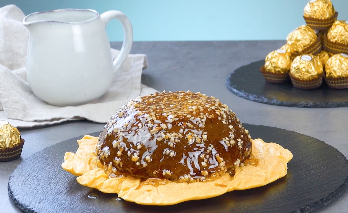 Ferrero Rocher Flan