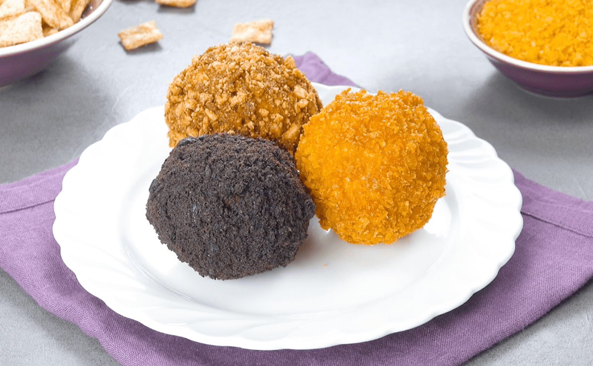 Fried Ice Cream Bombs & Mini Choco Tacos
