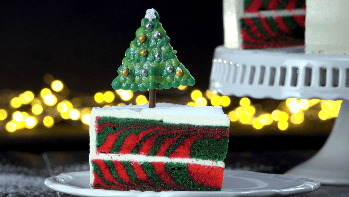 Christmas Zebra Cake Christmas Zebra Cake