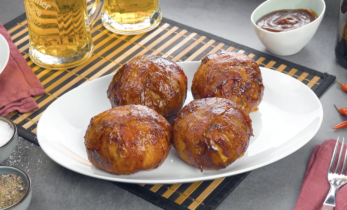 BBQ Bacon Onion Bombs