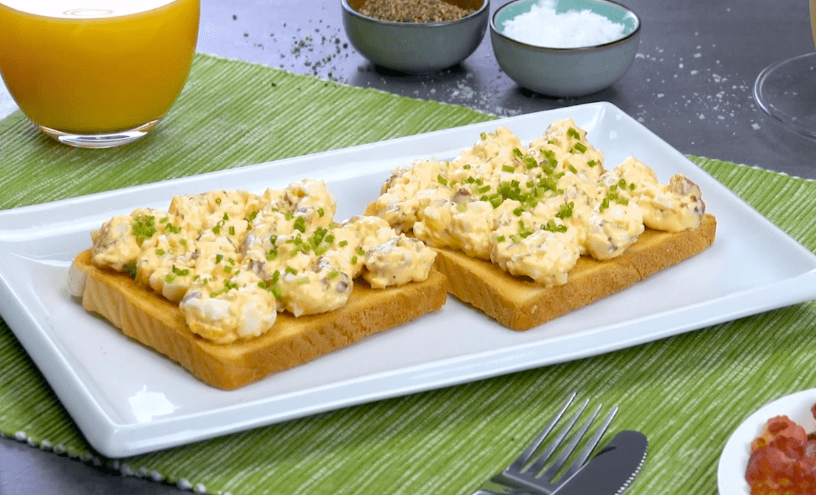 Easy Egg Salad & Sushi Bacon Egg Roll Easy Egg Salad & Sushi Bacon Egg Roll
