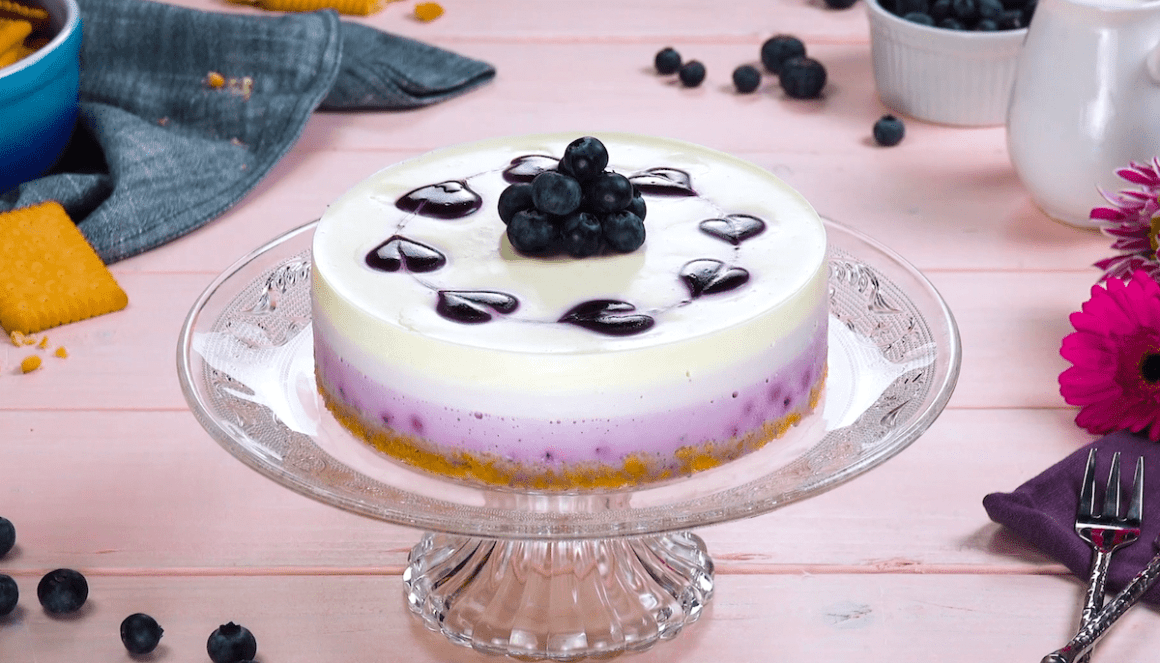 No-Bake Blueberry Cheesecake