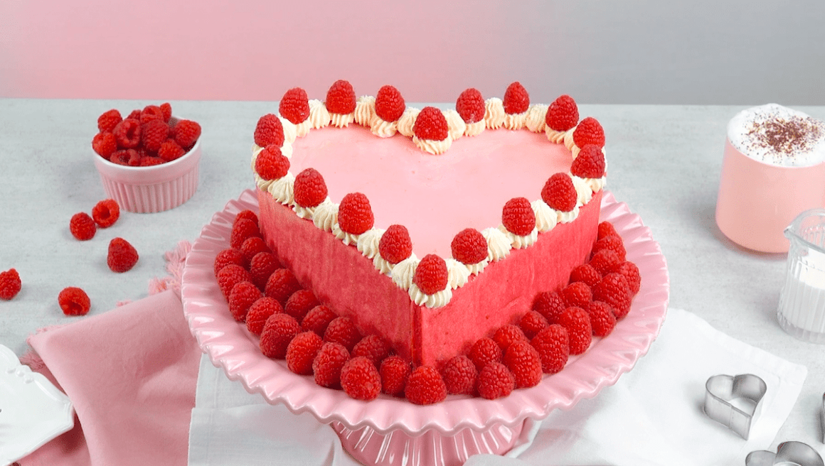 Layered Heart Cake