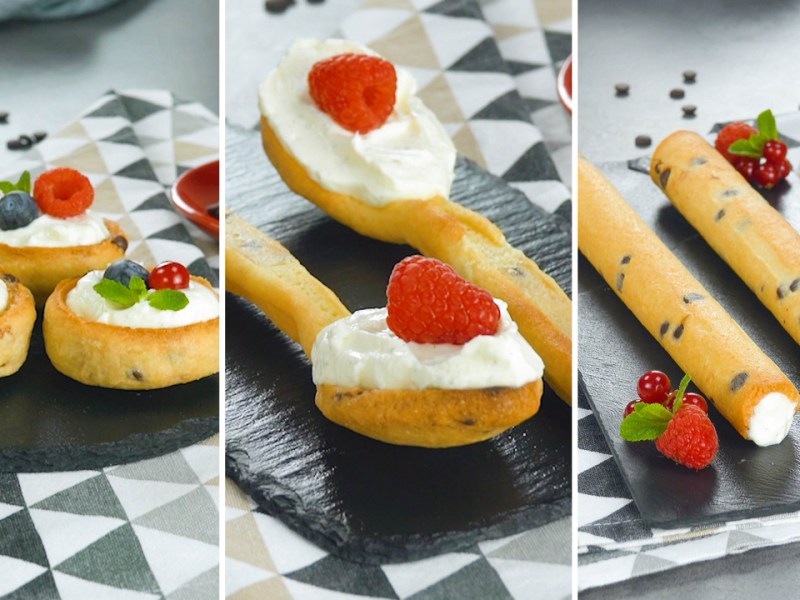 3 Chocolate Chip Cookies And Cream Creations