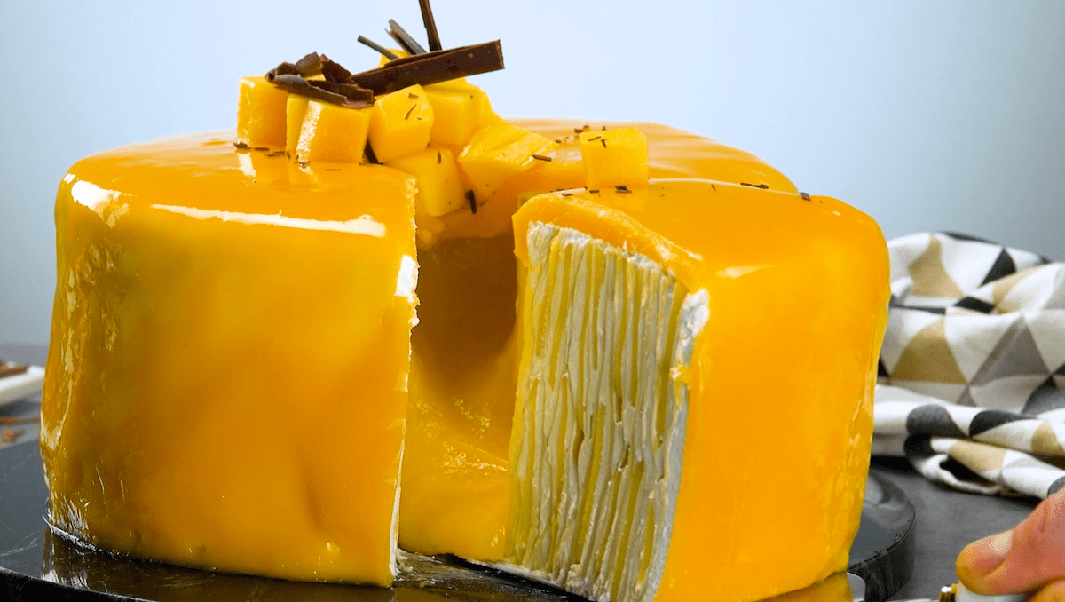 Mango Crepe Cake