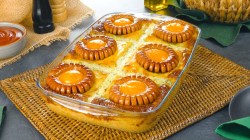 Mashed Potato And Hot Dog Casserole