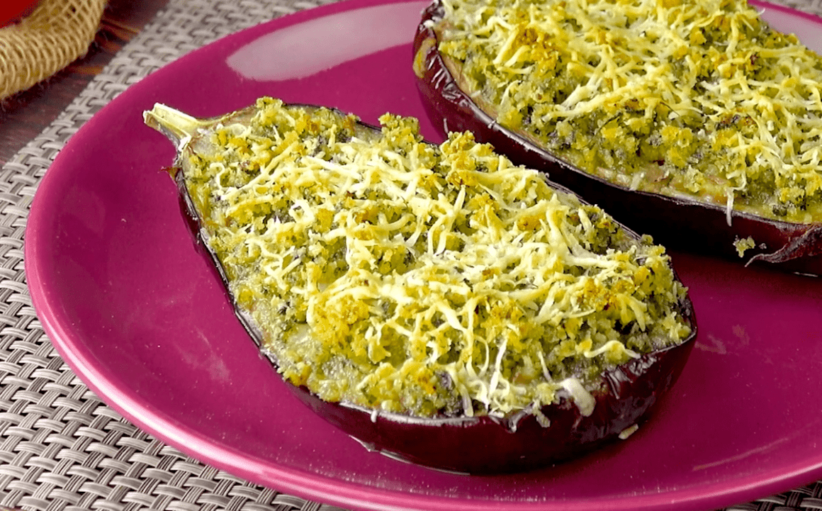Ham & Cheese-Stuffed Eggplant Ham & Cheese-Stuffed Eggplant