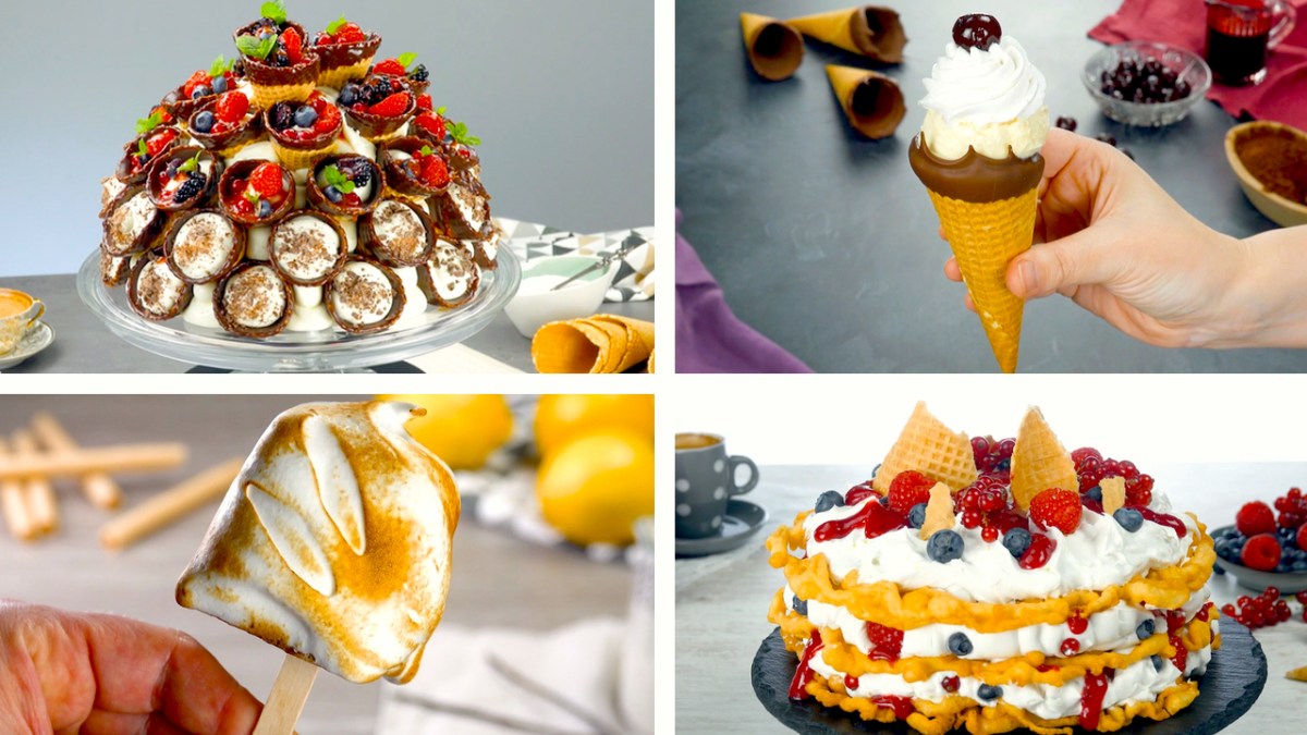 7 Wacky Recipes With Waffle Cones