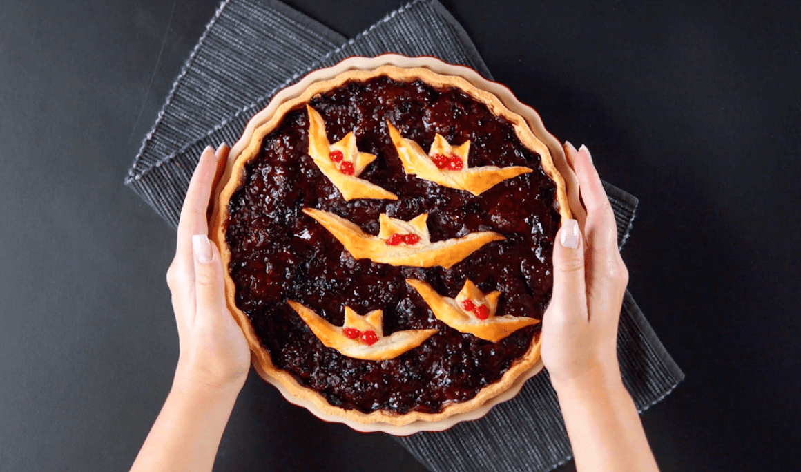 Halloween Bat Pie Halloween Bat Pie
