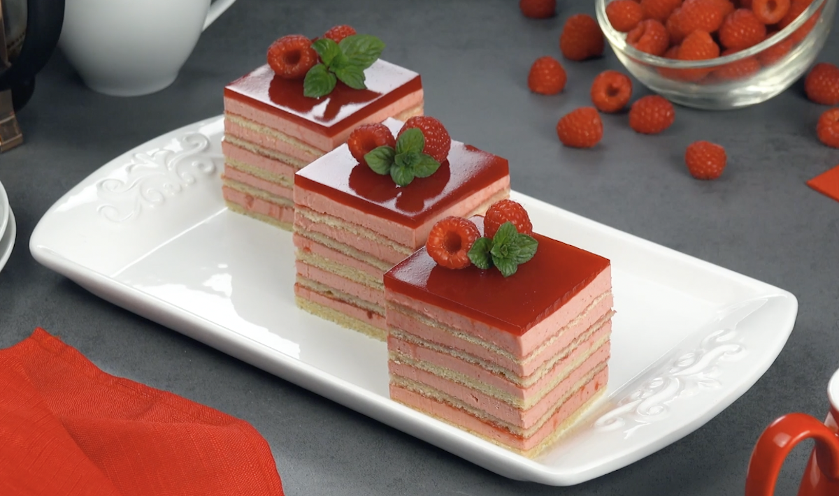 Raspberry Layer Cake