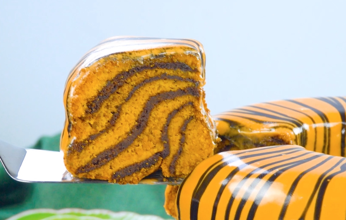 Striped Tiger Carrot Cake