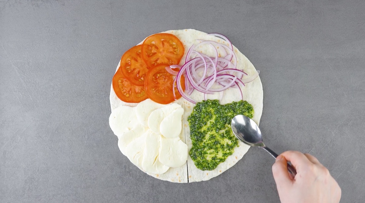 Caprese Salad Wrap