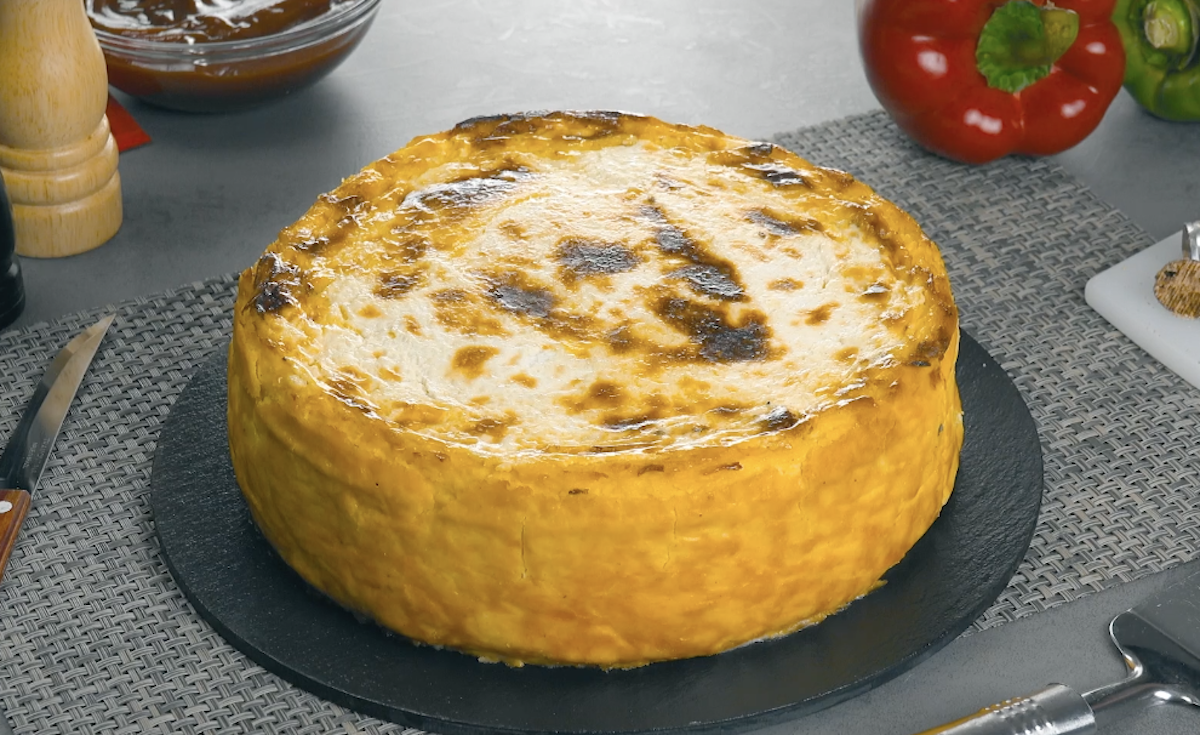 Mashed Potato Pie With BBQ Ground Beef & Cheese
