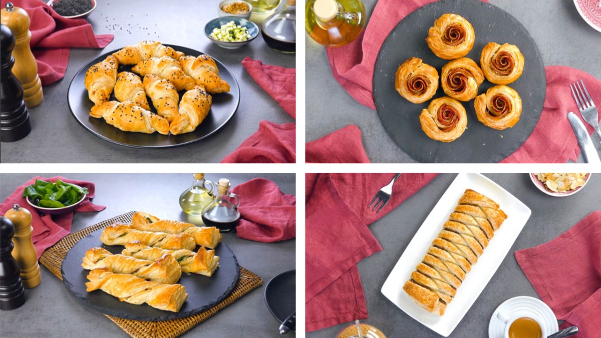 4 Easy Gourmet Puff Pastry Recipes | Lox Croissants