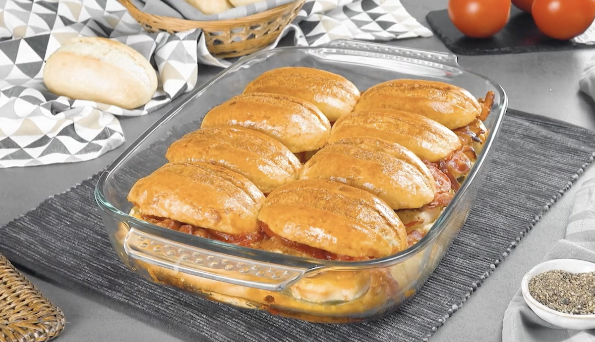 Oven-Baked Chicken Sandwich Casserole