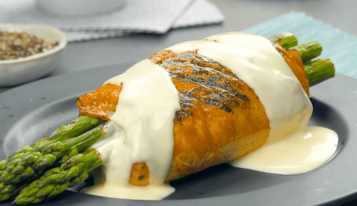 Stuffed Chicken Asparagus Rolls
